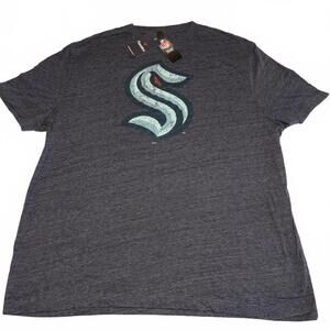 NWT NHL Fanatics Seattle Kraken Men's 3XL T-Shirt Brand New Hockey Tee Sports